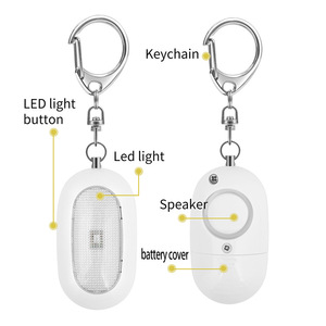 MAINTENANCE MSA-812 พวงกุญแจสัญญาณเตือนภัยส่วนบุคคล ไฟ LED ไซเรน 125dB สำหรับผู้หญิง เด็ก ผู้สูงอายุ - Product Image 1