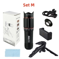 NOUVEAU Objectif téléobjectif 25x avec trépied Optique universelle en verre Télescope Objectif de caméra de téléphone Objectif zoom 18x25 pour téléphone