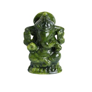 Escultura de Ganesha de cristal natural, multimaterial tallado, tema de <span class=keywords><strong>animales</strong></span>, decoración para el hogar y la Oficina, piedra cruda pulida, artesanía al por mayor - Product Image 6