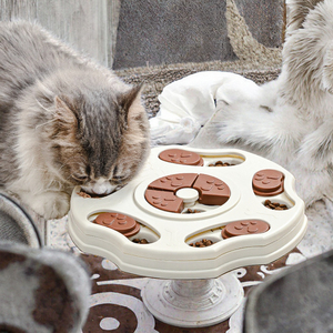 Interactive Pet Puzzle Feeder <strong>Toy</strong>, Waterproof Plastic Slow Eating Bowl for IQ Training, <strong>Food</strong> <strong>Dispenser</strong> for Cats and <strong>Dogs</strong> - Product Image 3