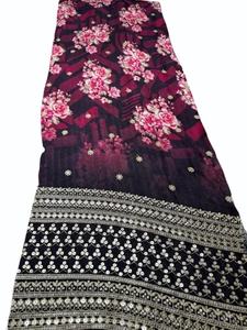 Tela Chinon Ligera de Primera Calidad, Personalizada, con Estampado Digital y Bordado, para Confección de Prendas y Vestidos - Product Image 4