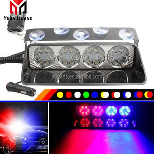 24-диодная сигнальная лампа для автомобиля, грузовика, приборной панели, лобового стекла, проблесковый маячок, аварийный проблесковый маячок, стробоскоп, 12В - Product Image 5