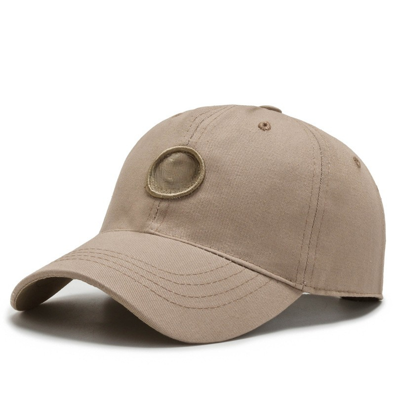 Round cake baseball cap-khaki