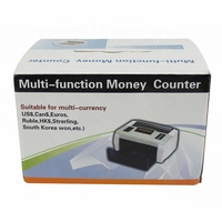 M06 Portable Money Counter Machine Détecteur de factures de banque à domicile multi-devises détecte et compte l'argent efficacement