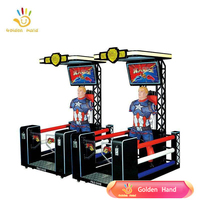 Machine de boxe électronique d'arcade à monnayeur, jeu d'amusement 220V en métal et plastique, prise UE, garantie 1 an