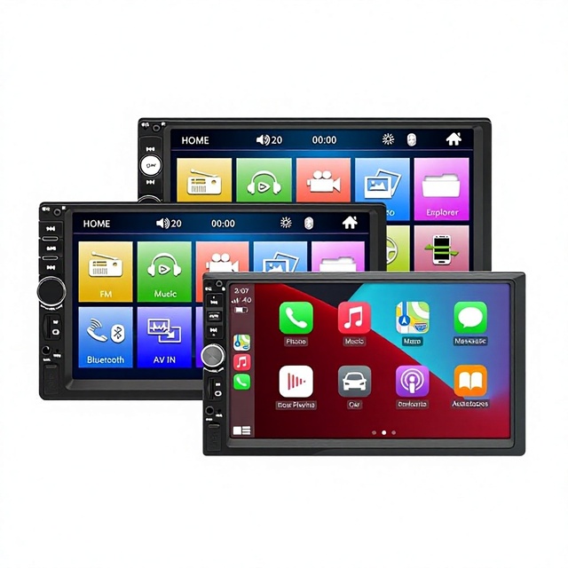 7010 7012 7018B 7-inch External New Plastic Car MP5 Player with for MP4MP5 All-in-One Reversing Image