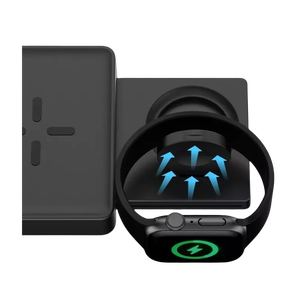 Tech <span class=keywords><strong>Gadgets</strong></span> Cargador inalámbrico con logotipo personalizado Chargeur Soporte para teléfono Productos eléctricos - Product Image 5