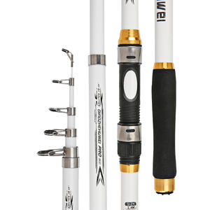 Vente en gros de canne à pêche en fibre de verre 2.4 mètres de long coulée <span class=keywords><strong>ensemble</strong></span> de cannes à pêche en mer - Product Image 3