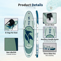 Planche de paddle gonflable super large 320 cm 180 kg, design personnalisé, prix de gros en stock UE, livraison directe (dropshipping)