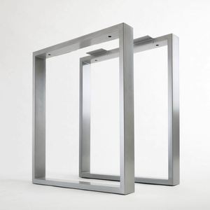 Customized <b>Cast</b> Wrought Iron Furniture Tea Table Legs with <b>Powder</b> Coating Modern Design for Kitchen Bedroom & Hotel Use - Product Image 1