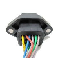 Cable de Conexión con Código de Color Verde, Amarillo, Blanco, Rojo, Azul, Gris, Naranja, Estándar de 2.54 mm de Paso, Conector IDC, Arnés con Indicador LED