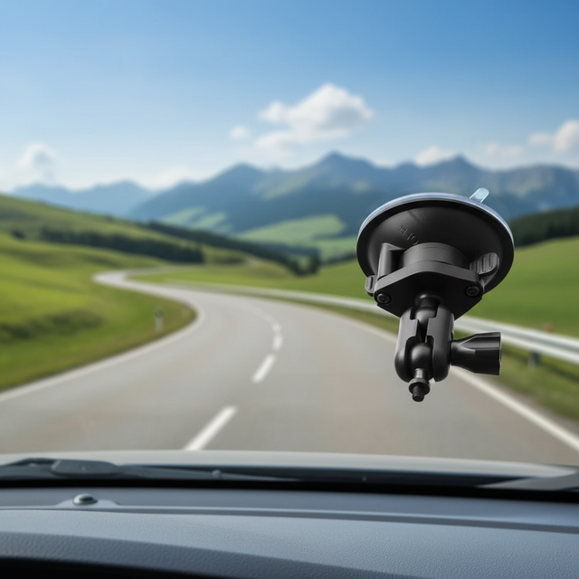 PULUZ Quality Magic Arm Suction Cup Mount Universal Adjustable Car Phone & Camera Mount