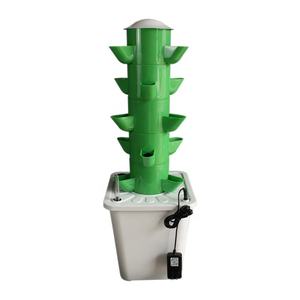 Sistema di Coltivazione Idroponica Verticale Fai-da-Te per Balcone con Coppette di Colonizzazione Staccabili in PP, Torre Verticale per Giardino Domestico e Serra - Product Image 2
