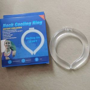 Enveloppe rafraîchissante réutilisable pour le cou avec poche de gel, soulagement de la chaleur estivale pour les activités sportives et le travail en extérieur - Product Image 3