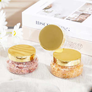 Nuovo Design Barattolo <span class=keywords><strong>in</strong></span> <span class=keywords><strong>Plastica</strong></span> PET da 50ml 150ml 200ml 250ml con Coperchio per Burro Corpo, Scrub Corpo e Crema - Product Image 5