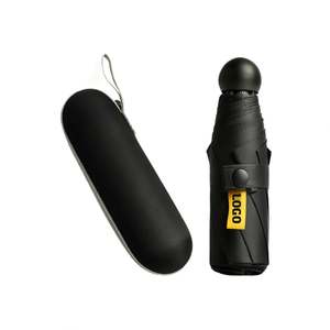 Parapluie pliant manuel personnalisé à 5 plis, mini parapluie, protection UV, parasol - Product Image 1