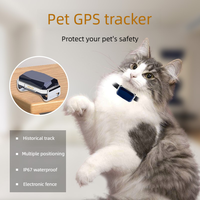 Traceur GPS étanche IP67 pour animaux de compagnie, localisateur en temps réel avec collier assorti, vente en gros