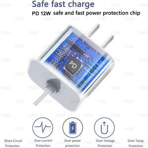 USB C สายชาร์จ PD12W สำหรับจอเด็ก vava อะแดปเตอร์มือถือหน้าจอ4ฟุต/5FT สายชาร์จสำหรับ <span class=keywords><strong>Apple</strong></span> iPhone 17 16 15 Pro - Product Image 2