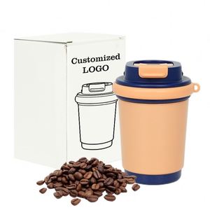 Livraison rapide, tasse à café réutilisable unique, acier inoxydable de qualité 304, thermos en acier inoxydable avec logo personnalisé - Product Image 3