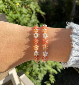 <span class=keywords><strong>Bracciale</strong></span> in acciaio inossidabile 18K estate, fatto a mano con semi colorati e perline, braccialetto di fiori da donna - Product Image 2
