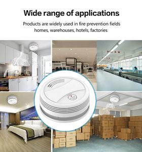 <span class=keywords><strong>Alarm</strong></span> Asap Kebakaran WiFi Tuya Bertenaga Baterai 9V Sensor Fotoelektrik Inframerah Detektor Asap Smart Life - Product Image 3