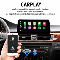 Radio para Auto con Pantalla de 12.3 Pulgadas, 4GB+64GB, GPS Integrado, Montaje en el Tablero para BMW Serie 3 E90/E91/E92/E93, Reproductores Inalámbricos MP3/MP4