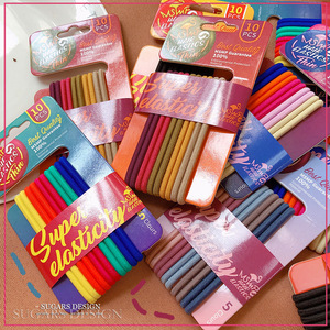 Net Red Ins rực rỡ morandi màu cô gái đơn giản mọi thứ mạnh mẽ kéo liên tục tóc ban nhạc Tóc Dây cao su ban nhạc - Product Image 1