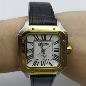 Luxury Style 38mm Sapphire Glass Watch for Japanese NH35 Movement 904L Square Stainless Steel Case - Product Image 1