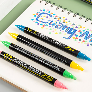 Marcadores de Pintura Acrílica de Doble Punta, 84 Colores, <span class=keywords><strong>para</strong></span> Cerámica, Roca, Vidrio, <span class=keywords><strong>Porcelana</strong></span>, Tazas, Madera, Tela, Lienzo - Product Image 4