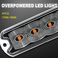 4LED Ultraflaches Seitenmarkierungslicht, LKW-Stroboskop & Krankenwagen-Notfall-Warnblinklicht