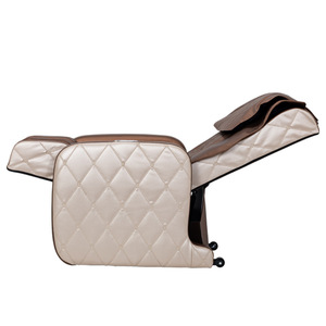 Mini Massage <b>Chair</b> Full Body 3D Robotic Arm L-Shaped Guide Rail <b>Zero</b> <b>Gravity</b> Foot Massage Brown - Product Image 5