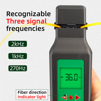 Équipement de test de câbles à fibres optiques 900-1650nm, détecteur et identificateur de fibres optiques en direct avec localisateur visuel de défauts, identificateur de fibres optiques