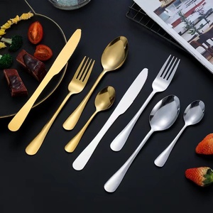 Ensemble <span class=keywords><strong>de</strong></span> <span class=keywords><strong>couverts</strong></span> écologiques <span class=keywords><strong>en</strong></span> acier inoxydable, design luxueux europé<span class=keywords><strong>en</strong></span>, livraison rapide, pour restaurant, hôtel, mariage, <span class=keywords><strong>couverts</strong></span> dorés - Product Image 2