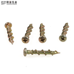 Vis autoperceuses à tête cylindrique ISO DIN 7049 C1022A, type C, pointe acérée, pour le perçage du ciment, du bois et du panneaux de particules - Product Image 1