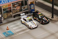 Modèle de voiture miniature en alliage moulé sous pression SW RWB 964 Widebody modifié à l'échelle 1:64, personnalisé, simulation, ornement de collection