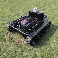 Tondeuse robotisée compacte télécommandée pour usage agricole et commercial, avec lame de coupe pour herbe, simple d'utilisation, prix compétitif