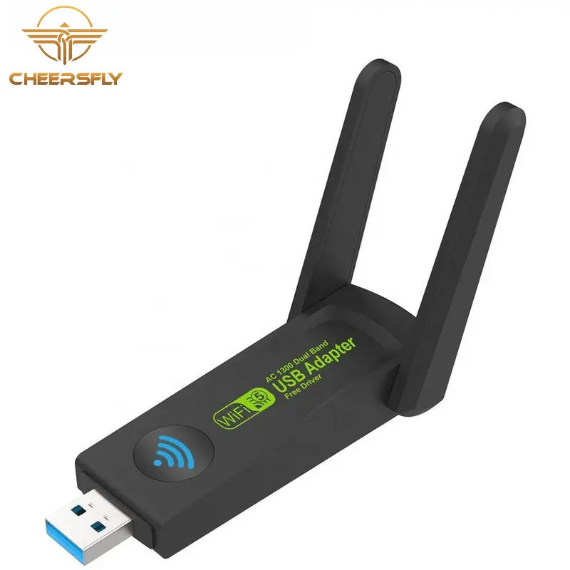 Kablosuz ağ kartı AC 1200Mbps 1300Mbps USB3.0 Wifi adaptörü 5.8G çift bant USB sinyal alıcısı Wifi adaptörü