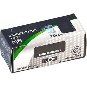 Pila de óxido de plata SR721W, 3V, caja de 10 unidades, ideal para relojes, dispositivos médicos y electrónica portátil. - Product Image 1