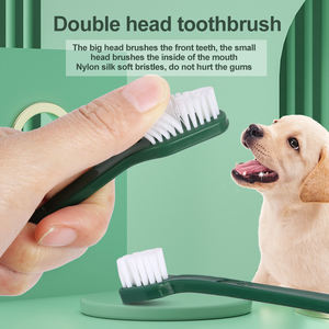 Fabrika toptan köpek diş fırçası yıkılmaz 8 In 1 köpek diş bakımı evde beslenen hayvan kedi diş fırçası seti dayanıklı temiz dişler - Product Image 4