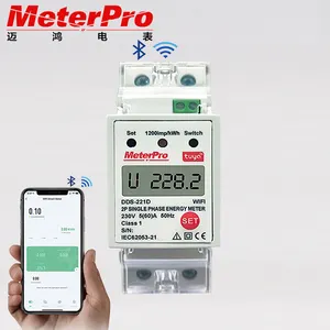 Smart TUYA app Bluetooth /WIFI Smart Meter, meteran monitor listrik cerdas