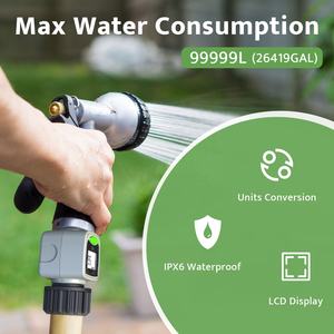 ディスプレイ流量計 ガーデン散水システム IPX6防水 ABS素材 OEMカスタマイズ可能 水流量1L/min-40L/min 0.5-8 <span class=keywords><strong>Bar</strong></span> +/-0.05% - Product Image 5