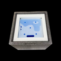 Boîte isotherme VIP moderne et écologique à panneaux isolants sous vide 120H pour chaîne du froid, refroidisseur pharmaceutique PCM pour vaccins, médicaments et échantillons