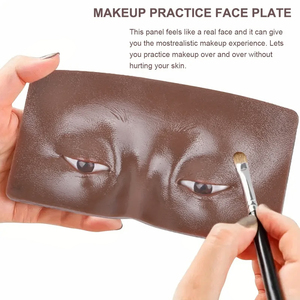 Masque réutilisable en silicone pour le visage et le corps, modèle d'entraînement pour maquillage permanent et cils, idéal pour la formation en cosmétiques - Product Image 6