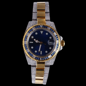 Export Quality <b>Waterproof</b> Moissanite Diamond Quartz <b>Watch</b> <b>Men</b> Luxury Stainless Steel Sports Wristwatch Available For Sale - Product Image 5