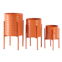Nouveauté : Supports de pots de fleurs décoratifs en métal coloré, écologiques, modernes, pour jardin, extérieur, maison, décoration de mariage