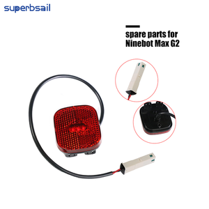 Original <span class=keywords><strong>Ninebot</strong></span> <span class=keywords><strong>Max</strong></span> G2 Scooter électrique planche à roulettes garde-boue arrière lumière Seg-way étanche feux arrière fil feu stop partie plastique - Product Image 3