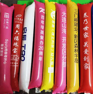 Bam Bam palloncino gonfiabile Cheer Stick Hand Clappers Plastic Noise Maker bastoncini tifo per eventi sportivi - Product Image 5