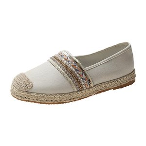 Scarpe basse da donna in tela stampata, slip-on, stile pescatore, casual, traspiranti, per il tempo libero - Product Image 6