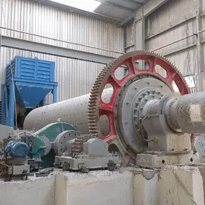 Large Capacity Mining Horizontal Dry Ball Mill For Clay Feldspar Limestone