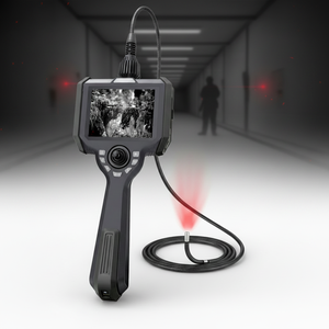 Boroscopio con Lente de 3.9mm, Video HD, Pantalla LCD IPS de 5'', Clasificación IP67, Iluminación IR, Cámara con Sonda Articulada de 360°, 4 Horas de Autonomía para Observación - Product Image 1